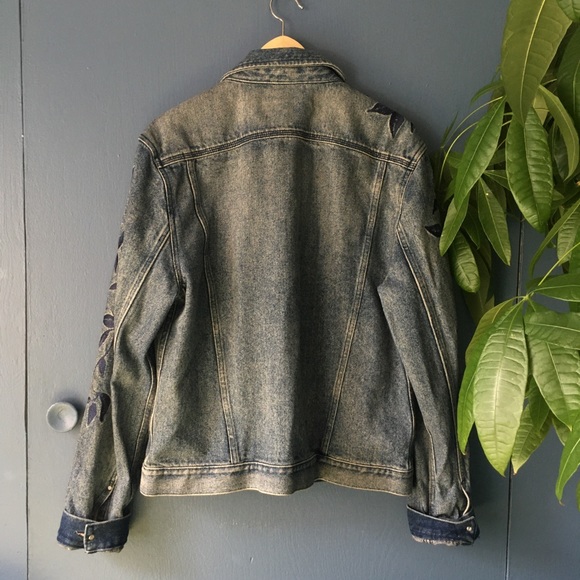 Calvin Klein Embroidered Jean Jacket - Picture 3 of 3